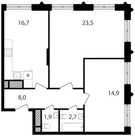 74,9 м², 3-комнатная квартира 22 357 650 ₽ - изображение 22