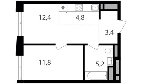 69,2 м², 2-комнатные апартаменты 21 144 060 ₽ - изображение 56