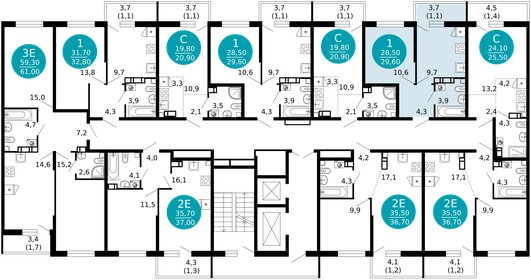 Квартира 29,6 м², 1-комнатная - изображение 2