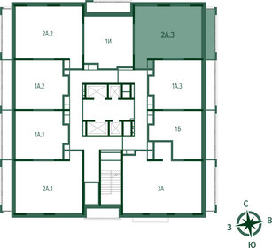 Квартира 58,7 м², 2-комнатная - изображение 2