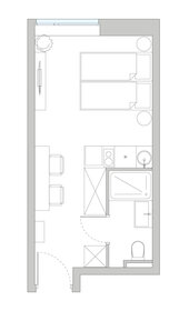 Квартира 20,5 м², студия - изображение 1