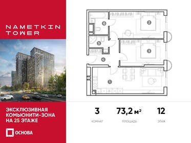 72 м², 3-комнатная квартира 30 000 000 ₽ - изображение 146