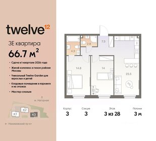 76 м², 3-комнатная квартира 18 500 000 ₽ - изображение 151