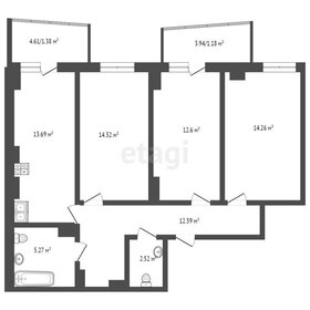 Квартира 77,5 м², 3-комнатная - изображение 2