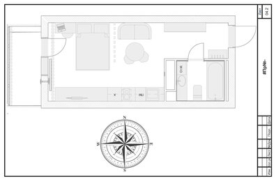 Квартира 27,3 м², студия - изображение 1