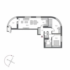 68,3 м², 3-комнатная квартира 11 400 000 ₽ - изображение 78