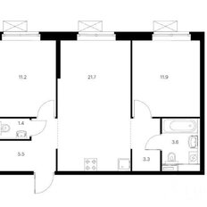 Квартира 23 м², 1-комнатная - изображение 2