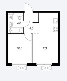 49,7 м², 2-комнатная квартира 14 568 875 ₽ - изображение 46