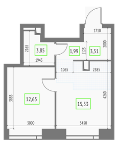 38,3 м², 1-комнатная квартира 20 377 334 ₽ - изображение 83