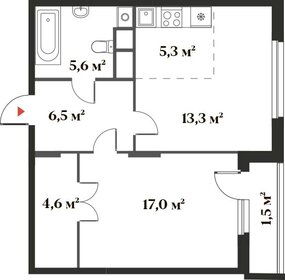 51,3 м², 2-комнатная квартира 13 130 809 ₽ - изображение 80