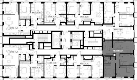 83,5 м², 3-комнатная квартира 29 900 000 ₽ - изображение 120