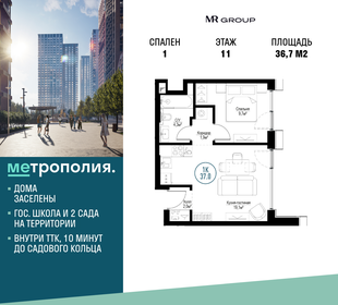 26 м², 1-комнатные апартаменты 9 800 000 ₽ - изображение 95