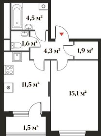 39,2 м², 1-комнатная квартира 10 544 784 ₽ - изображение 68