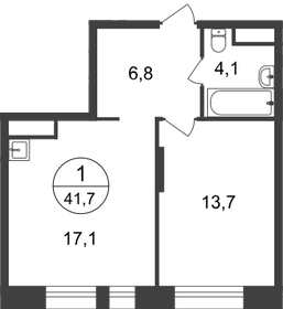 40,9 м², 1-комнатная квартира 10 857 380 ₽ - изображение 62