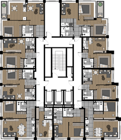 45 м², 2-комнатная квартира 25 500 000 ₽ - изображение 115