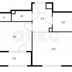 Квартира 37,6 м², 1-комнатная - изображение 2