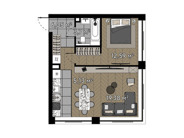 45 м², 2-комнатная квартира 25 500 000 ₽ - изображение 101