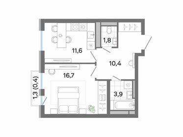 73,1 м², 2-комнатная квартира 9 049 999 ₽ - изображение 94