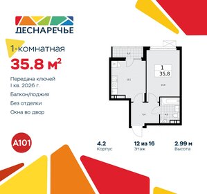 34,2 м², 1-комнатная квартира 7 850 000 ₽ - изображение 139