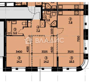 Квартира 70,8 м², 2-комнатная - изображение 1