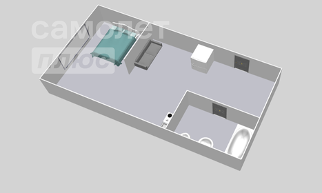 Квартира 26,5 м², студия - изображение 3
