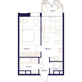 39,1 м², 1-комнатная квартира 30 482 360 ₽ - изображение 16