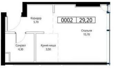 29,4 м², квартира-студия 25 556 144 ₽ - изображение 109