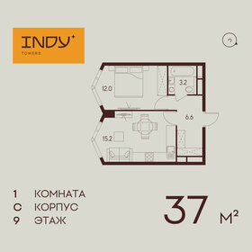36,1 м², 1-комнатная квартира 20 387 624 ₽ - изображение 64