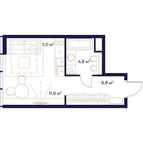62,3 м², 2-комнатная квартира 30 920 000 ₽ - изображение 51