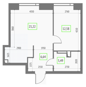 52,8 м², 1-комнатные апартаменты 23 000 000 ₽ - изображение 134