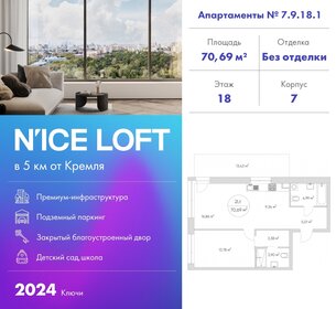 72 м², 3-комнатная квартира 18 200 000 ₽ - изображение 169