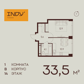 33 м², 1-комнатные апартаменты 18 000 000 ₽ - изображение 108