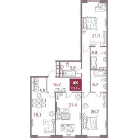 186 м², 6-комнатная квартира 118 000 000 ₽ - изображение 169