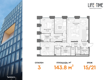136,5 м², 4-комнатная квартира 175 000 000 ₽ - изображение 119