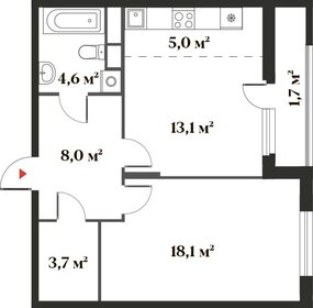 67 м², 2-комнатная квартира 11 500 000 ₽ - изображение 126