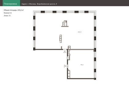 322,6 м², квартира-студия 409 442 848 ₽ - изображение 136