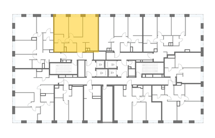 69 м², 3-комнатная квартира 34 000 000 ₽ - изображение 128