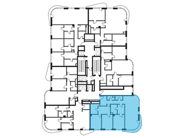 127,6 м², 3-комнатная квартира 61 248 000 ₽ - изображение 110