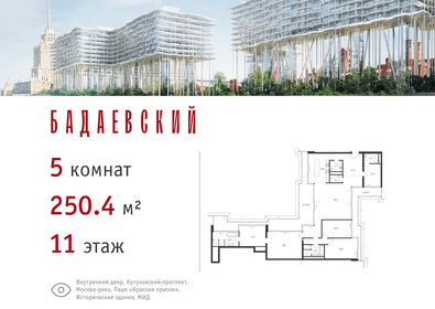 Квартира 250,4 м², 5-комнатная - изображение 1