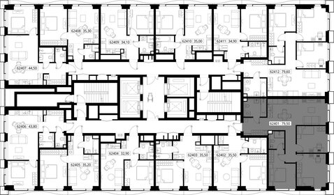 83,5 м², 3-комнатная квартира 29 900 000 ₽ - изображение 150