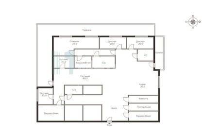 Квартира 344,8 м², 5-комнатные - изображение 1