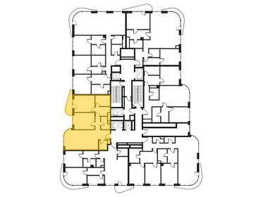 76,5 м², 3-комнатная квартира 37 490 000 ₽ - изображение 168