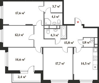 119,1 м², 4-комнатная квартира 25 772 600 ₽ - изображение 81