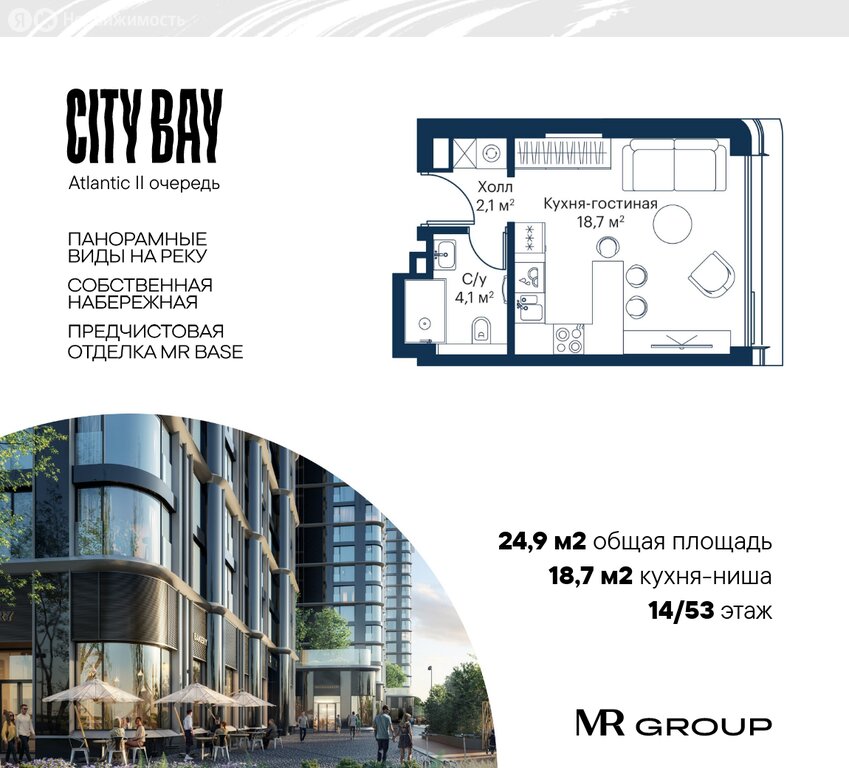 Варианты планировок ЖК City Bay - планировка 4