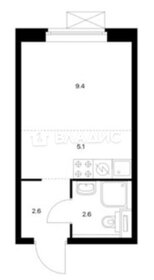 27 м², квартира-студия 7 200 000 ₽ - изображение 105