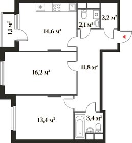 66,6 м², 2-комнатная квартира 15 583 604 ₽ - изображение 83