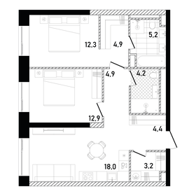 95 м², 3-комнатные апартаменты 35 000 000 ₽ - изображение 24