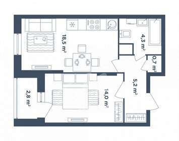 35,2 м², 1-комнатная квартира 9 000 000 ₽ - изображение 109