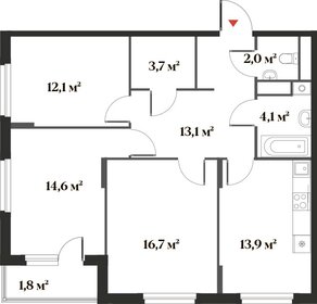 Квартира 82 м², 3-комнатная - изображение 1