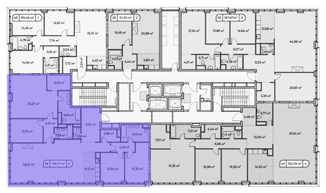 172 м², 4-комнатная квартира 175 000 000 ₽ - изображение 101